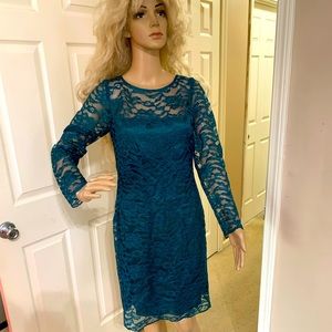 Jade Green Lace Party Holiday dress size 4